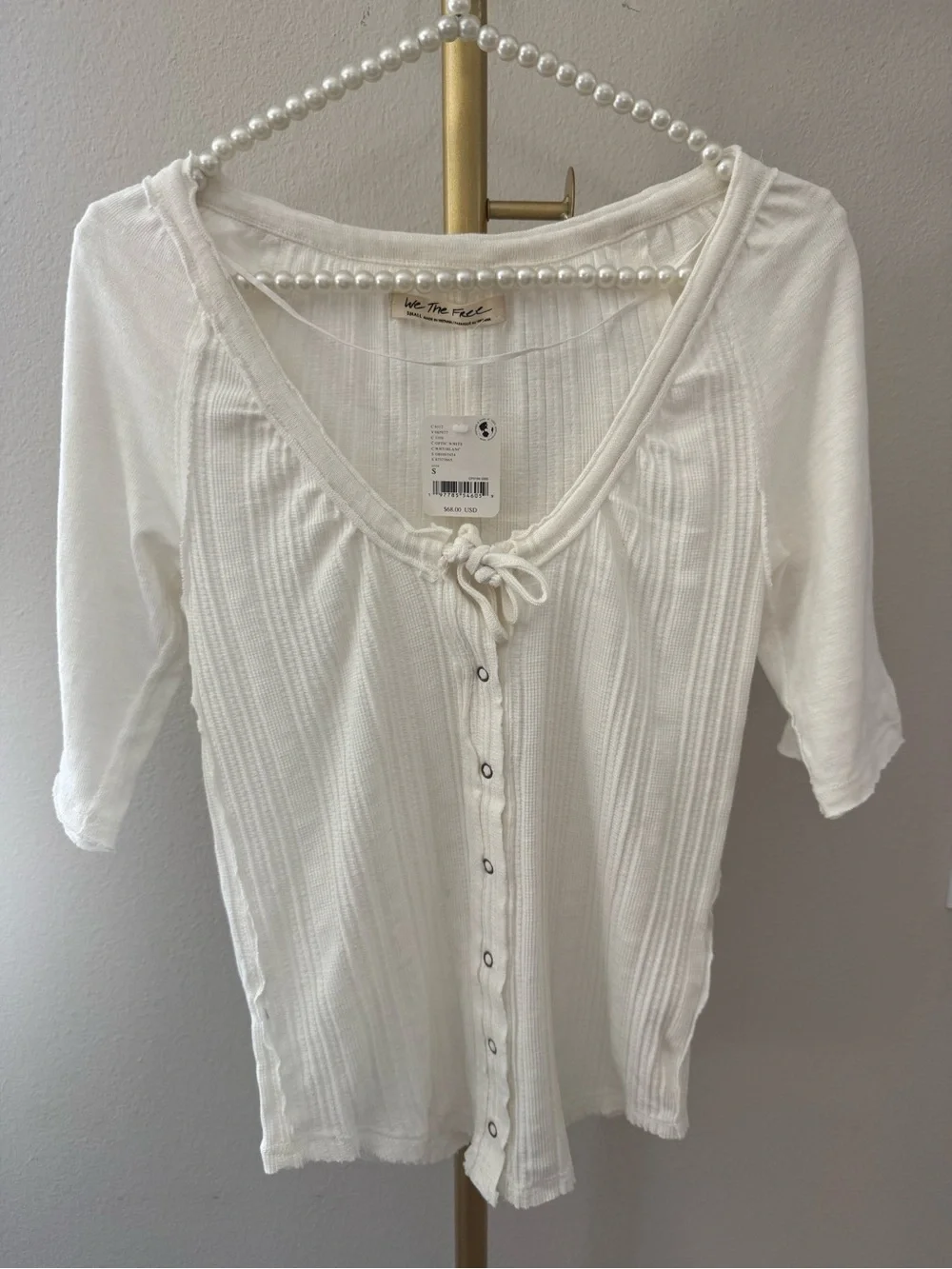 Free People Daisy Snap-Up Top